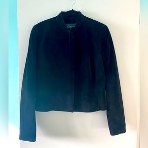 Danier medium suede women’s coat black